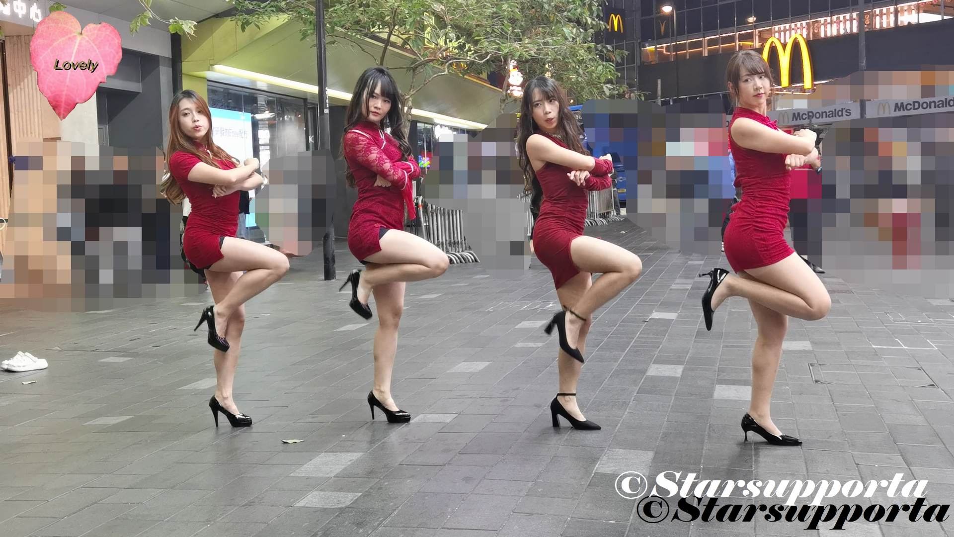 20260211 KPOP dance @ 香港銅鑼灣H&M對出